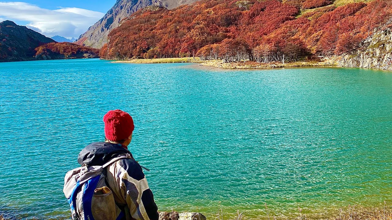 LAGUNA DEL CAMINANTE EN OTOÑO - Vuelta completa y Mirador de  Las Escalonadas - Ushuaia