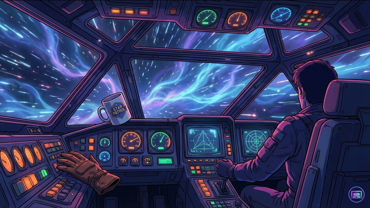 Wandering among the stars, lofi piano relaxing music