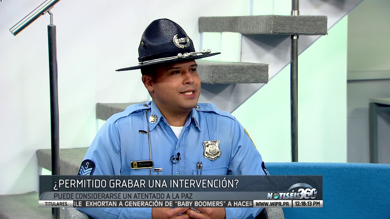 ¿Es permitido grabar una intervención de la Policía?