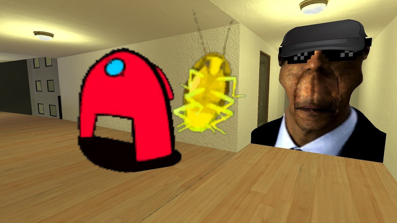 Amor Yc Cockroach And Obunga In The Hotel Room Nextbots Gmod #nextbotgmod