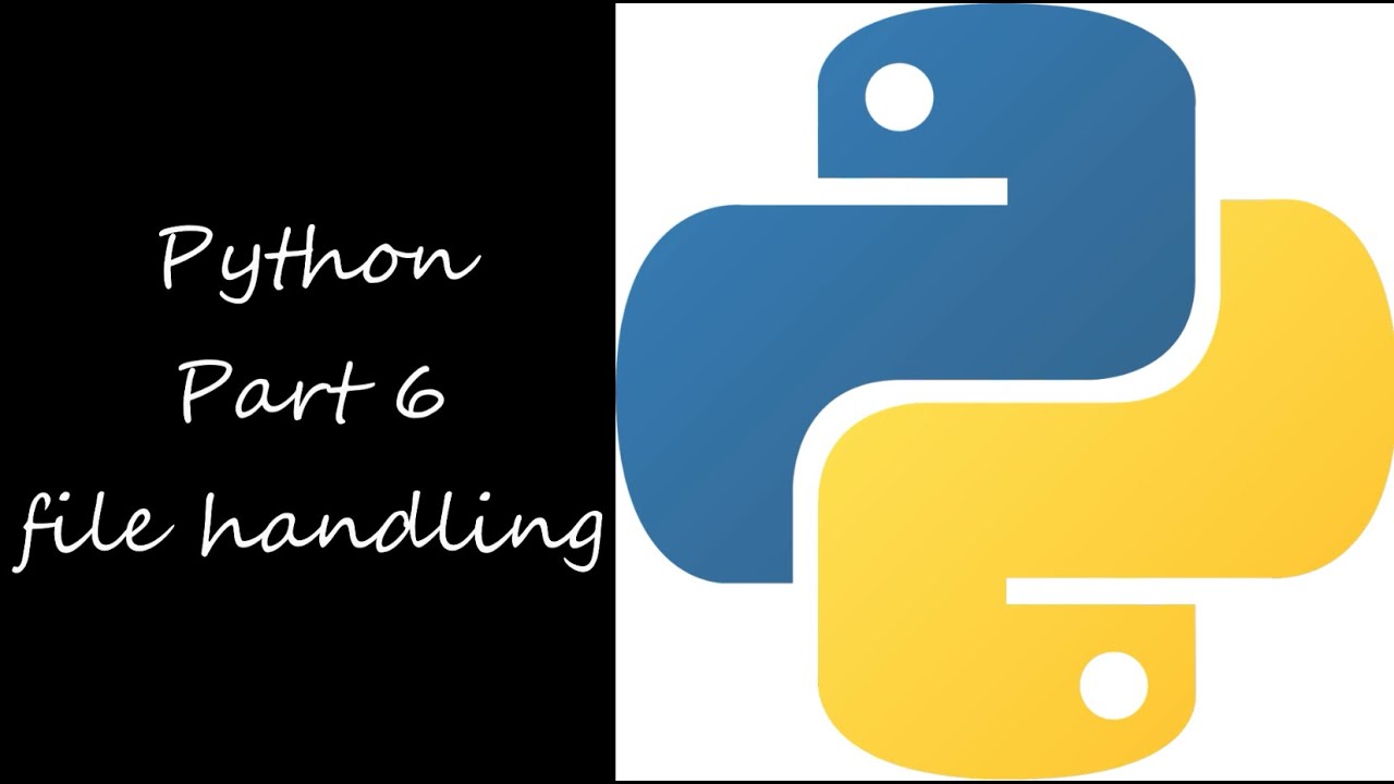 Python 6 - File handling