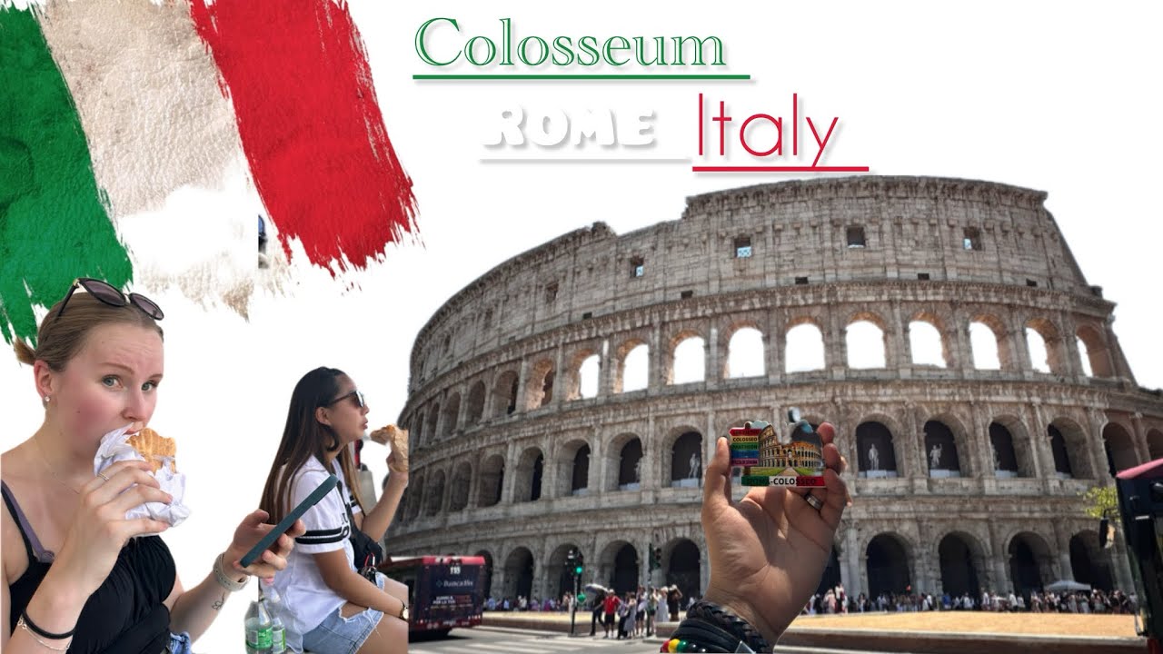 Travel Vlog | Colosseum Rome🇮🇹Italy🥰Seven Wonder’s Of The World #colosseum #rome #wondersoftheworld 