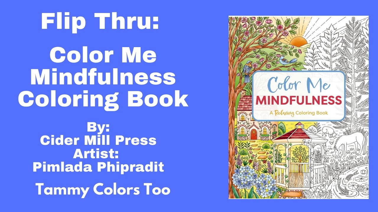 Новый релиз! Flip Thru: Color Me — Mindfulness от Cider Mill Press, художник: Пимлада Фуапрадит