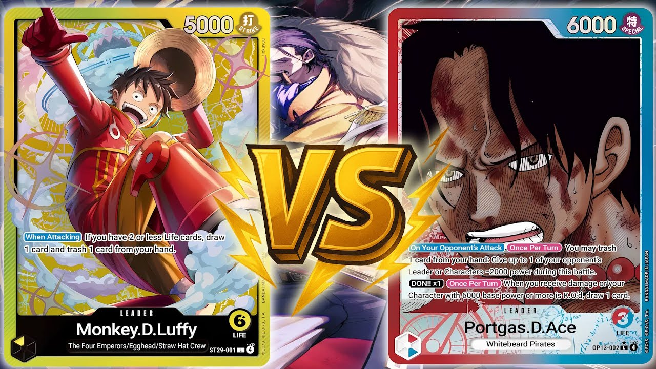 ORA GIALLO IO | Y Luffy Vs UR Ace | OPTCG Sim Gameplay | OP14