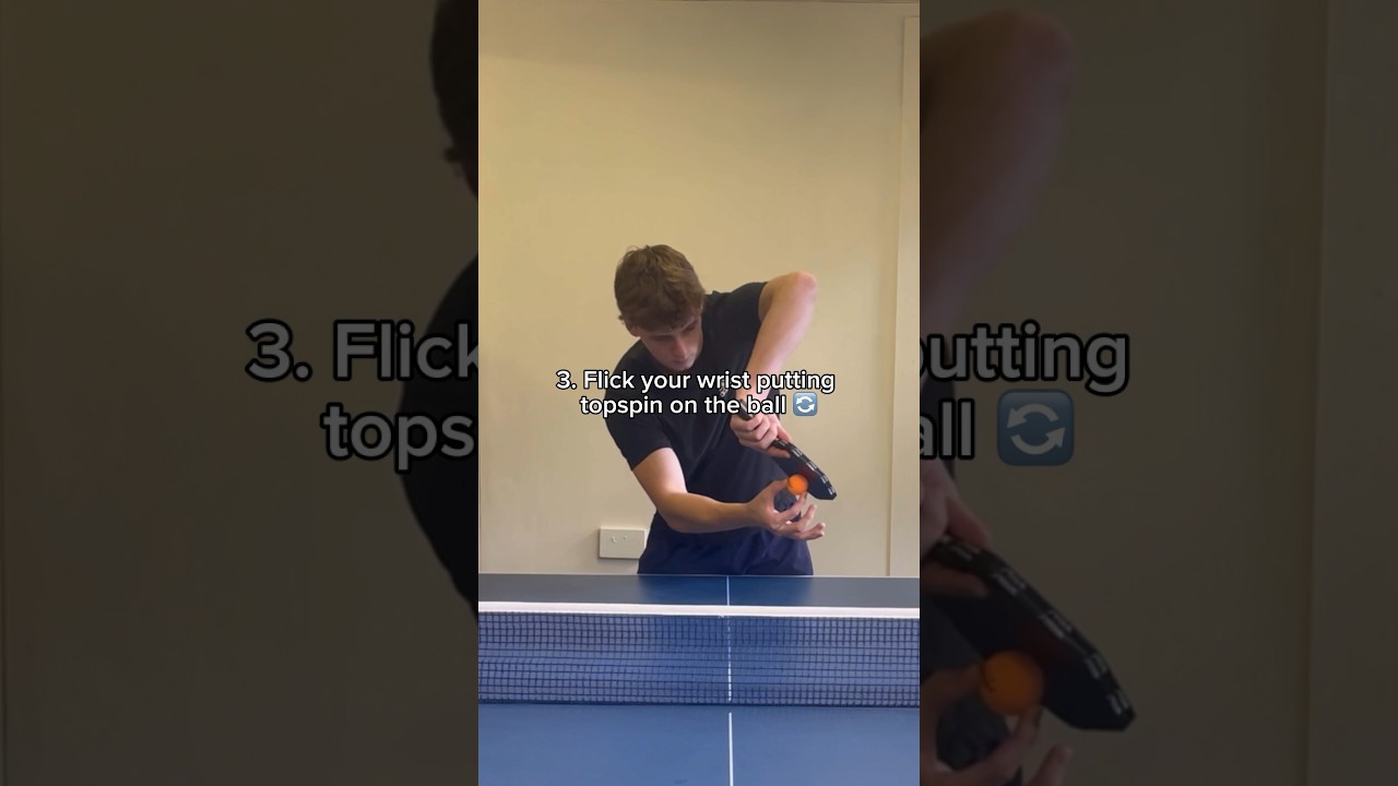 Как сделать клубничный флик 🏓🔄🔥