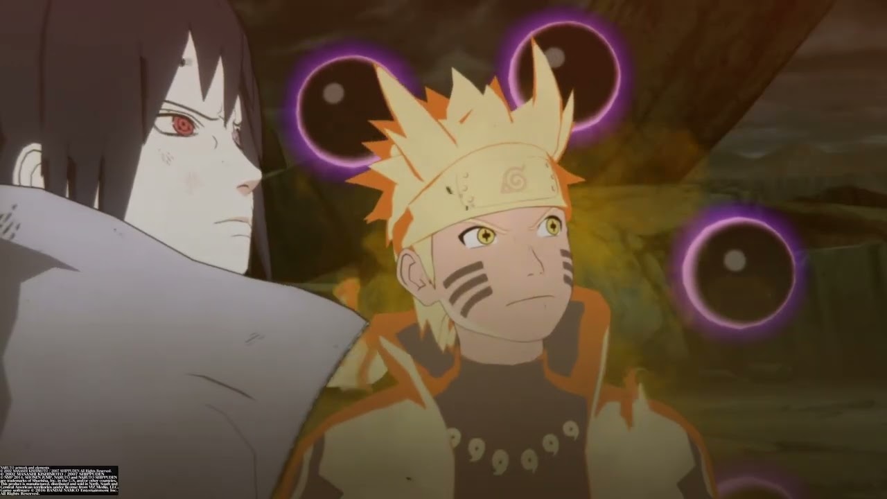 Naruto&Sasuke vs Madara Full Boss Battle (English Dub)-Naruto Shipippden Ultimate Ninja Storm 4