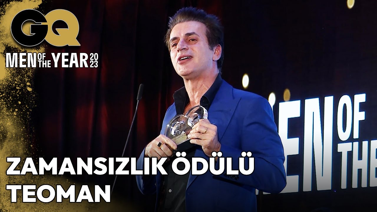 Ödülünü Alan Teoman Esprileriyle Törene Renk Kattı | GQ Men of The Year 2023