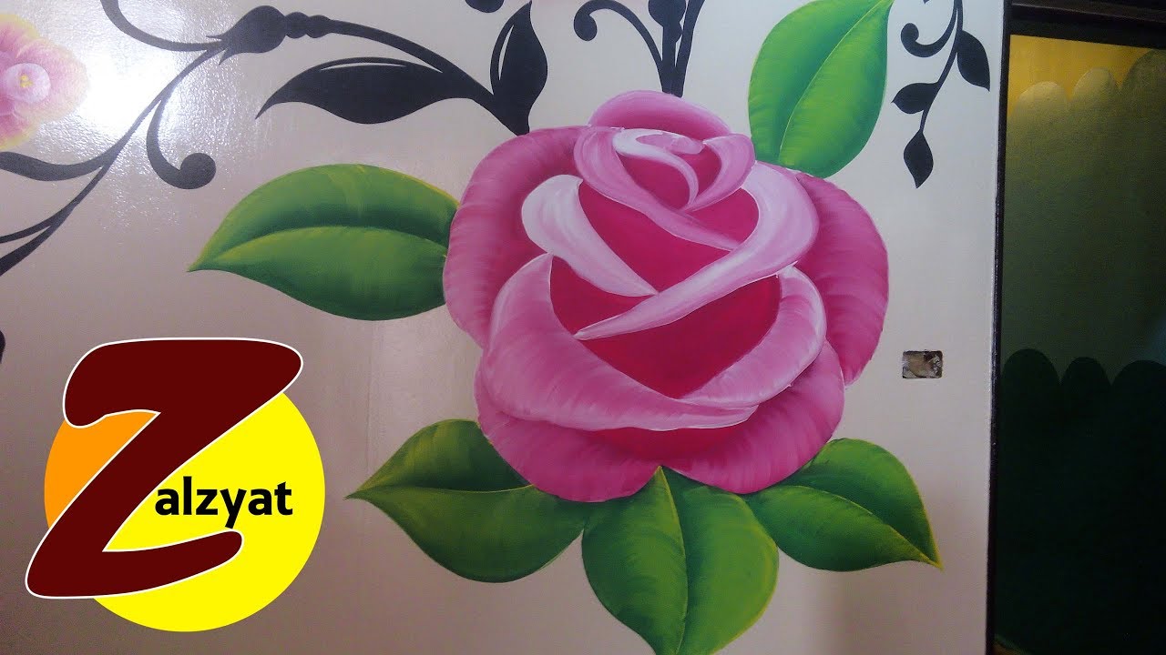رسم ورده واستنسل اسود