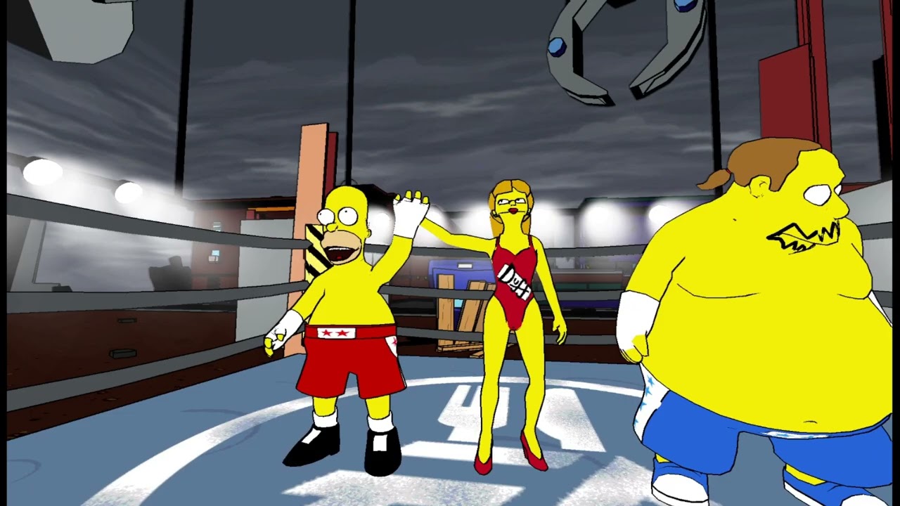 The Simpsons Game (Old-Gen) - Bite Night (Comic Book Guy & Akira)