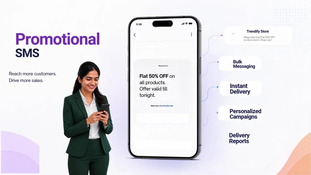 Bulk SMS Service Provider in India  WhatsApp API, OTP SMS & Business Messaging