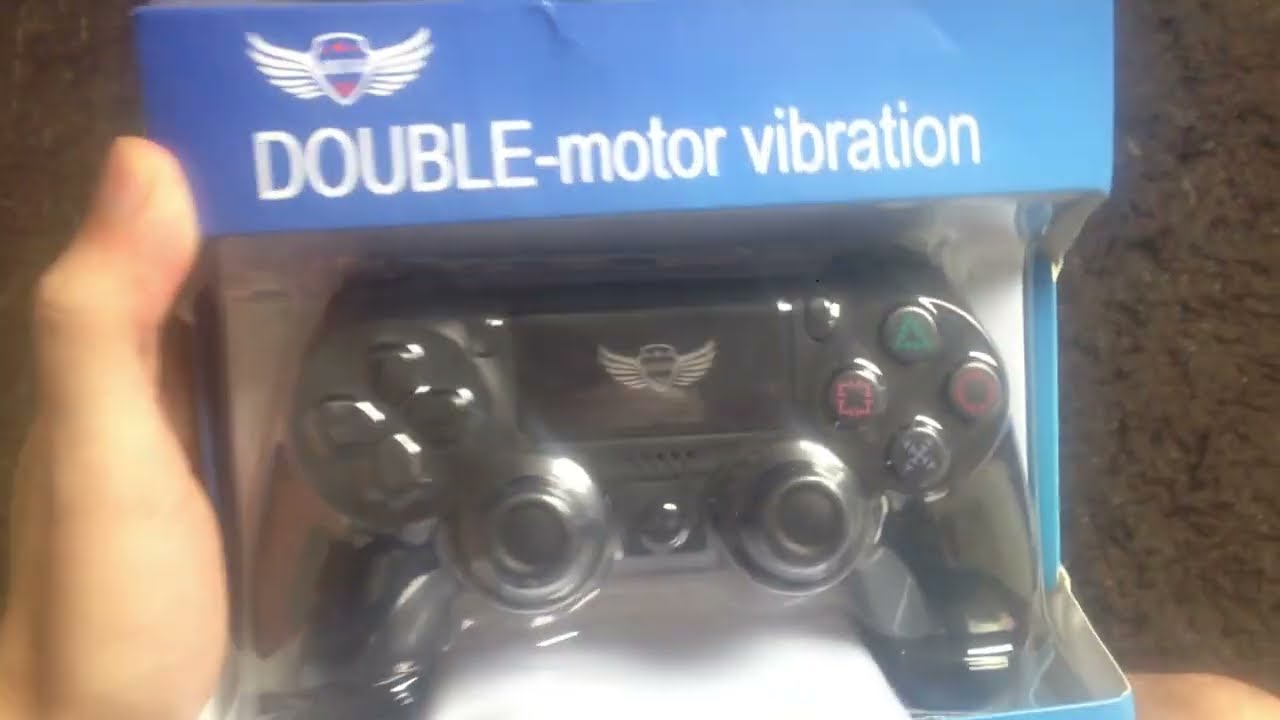 Unboxing controle ps4 com fio da Shopee (R$60)