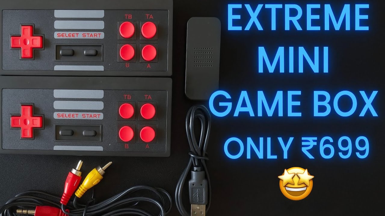 Plug & play Video Game (Extreme Mini Game Box) 🤩 