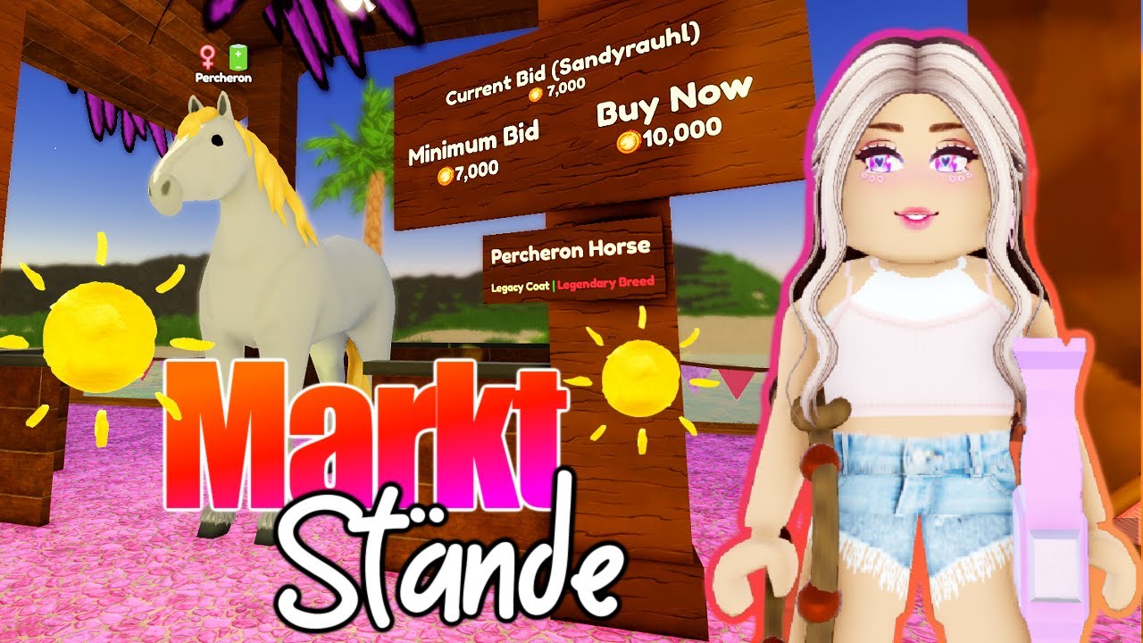 ich kaufe Pferde 🐴 bei MARKTSTÄNDEN anderer Spieler 🤝🏼 Wild Horse Islands 🌴 Roblox