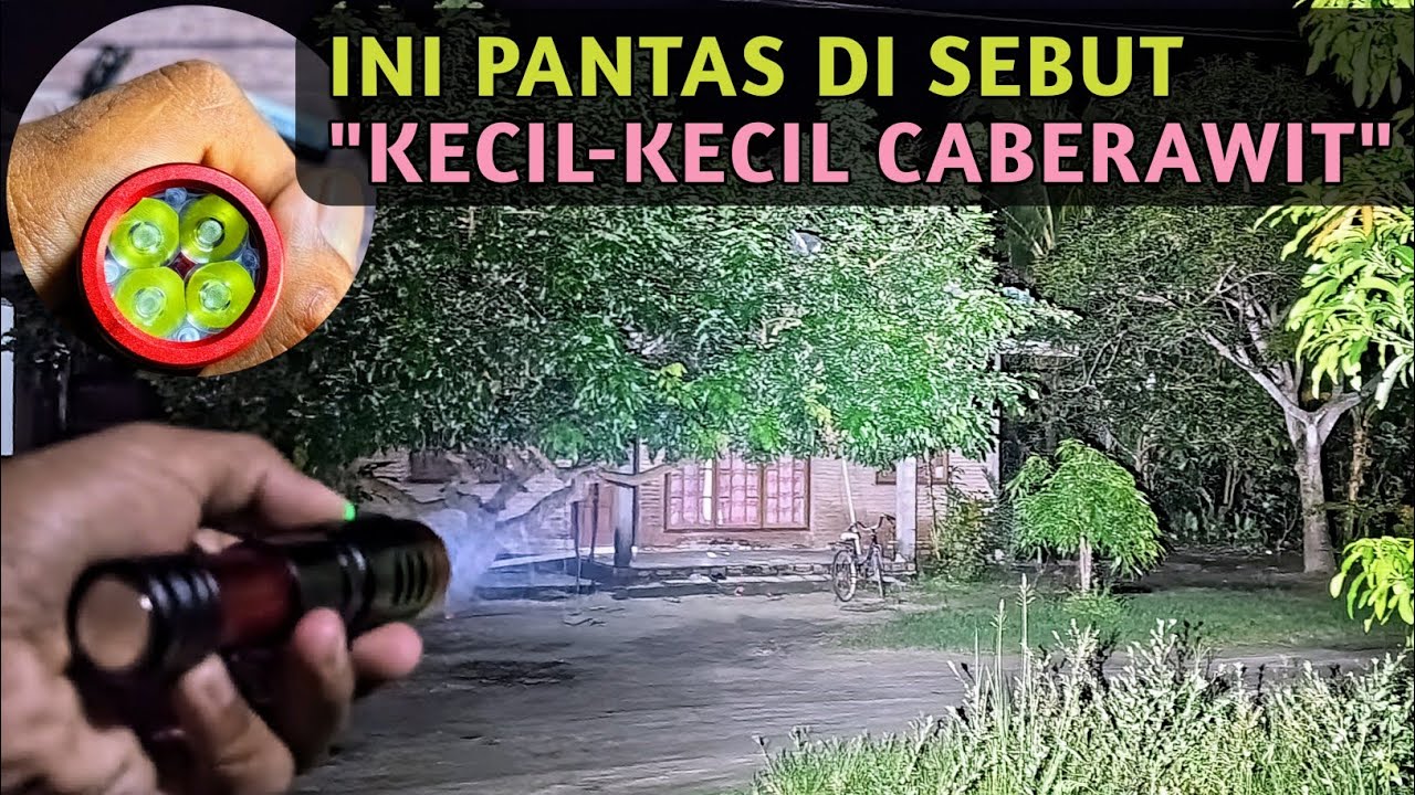 REVIEW SENTER COBA 402X 4 LED P35 SENTER MINI SUPER TERANG