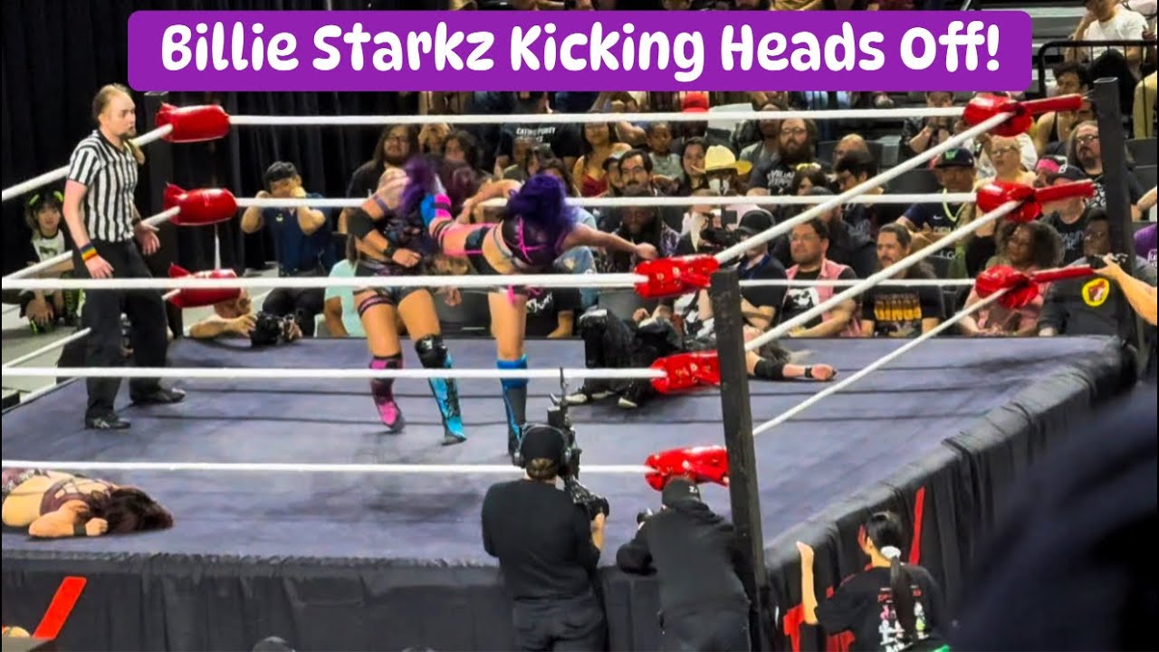 Miyu Yamashita & Vert Vixen vs Yuka Sakazaki & Billie Starkz at TJPW #womenswrestling #tagteammatch 