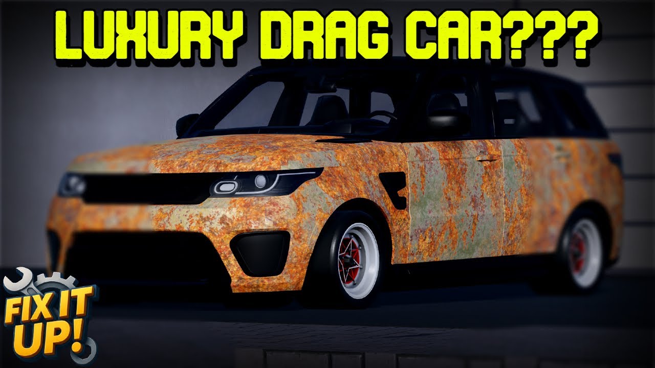 Can you Turn A  LUXURY Range Rover into a Drag Car in ROBLOX? Fix It Up!