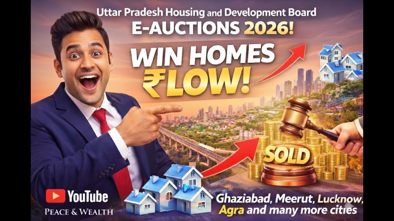 Government E-Auction 2026 🏠 Ghar Jeeto ₹LOW Mein | Big Opportunity! #UPHousingBoard#UPHousingEauctio