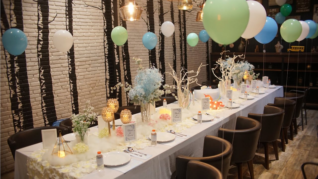 INSPIRASI / TUTORIAL / CARA MEMBUAT DEKORASI MEJA / TABLE SETTING ULANG TAHUN!!