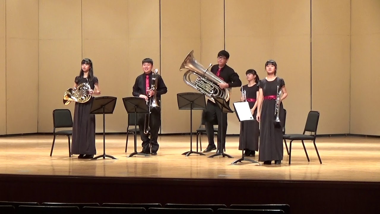 安順國中107全國學生音樂比賽-銅管五重奏A組優等指定曲Farandole