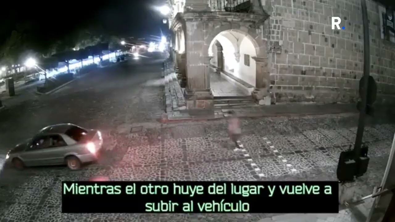 Graban a robacarros en Antigua Guatemala