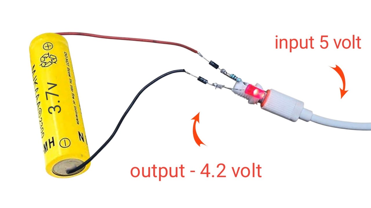 How to make Charging Module for Lithium battery | Homemade li ion battery charger | 3.7 volt battery