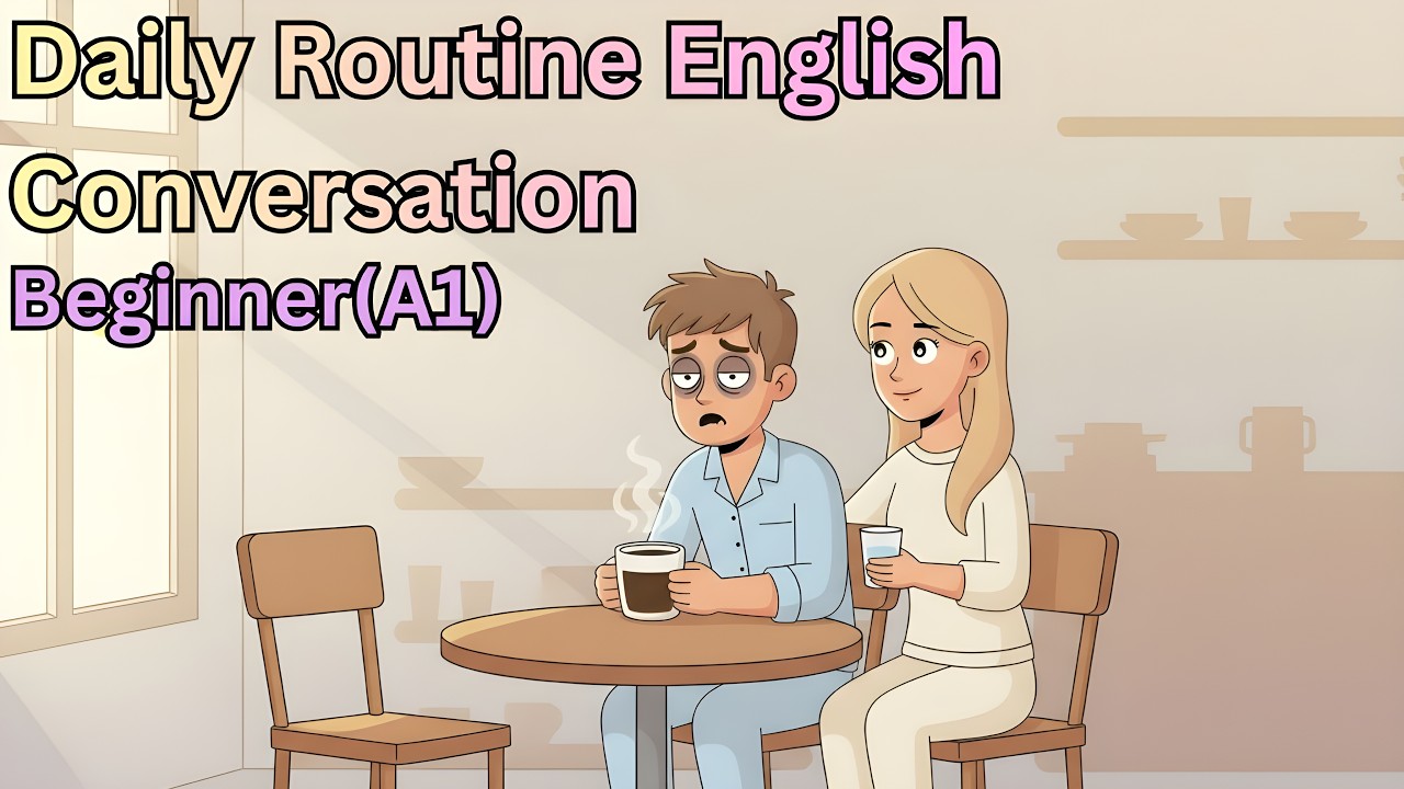 Daily Routine English Conversation | Real Life Dialogue (Beginner)