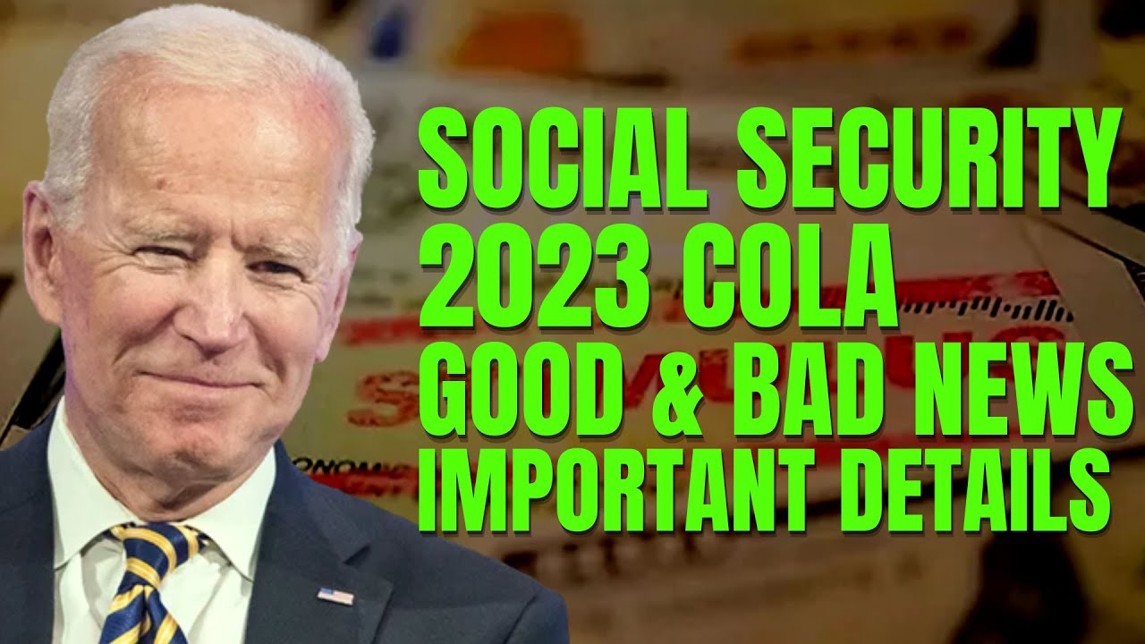 BIG NEWS SOCIAL SECURITY BENEFITS 2023 COLA INCREASE | SOCIAL SECURITY, SSI, SSDI