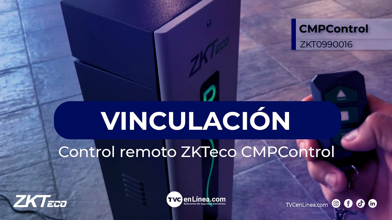 Vinculación de controles CMP para barrera CMP200 ZKTeco
