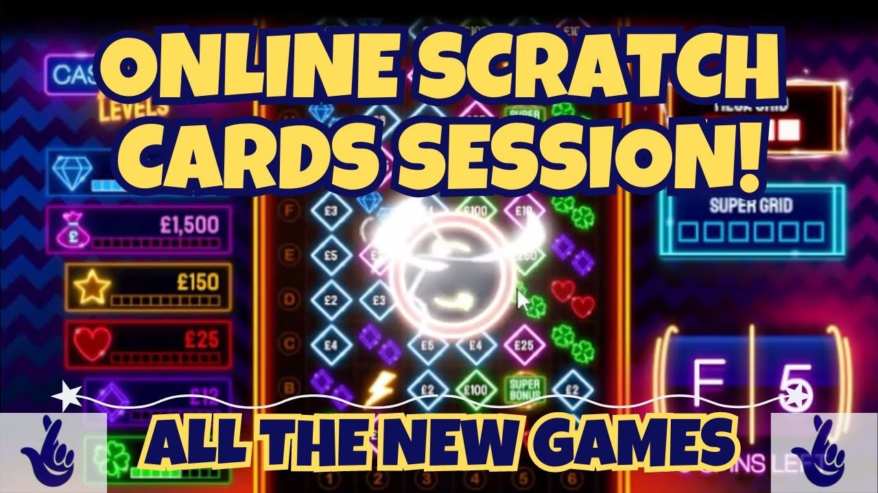 Online National Lottery Scratch Cards! Trying All The New Instant Win Games! 