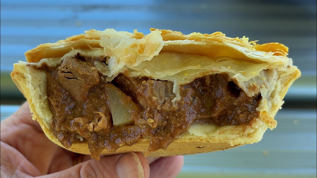 Red Curry Beef Pie, not your average pie.