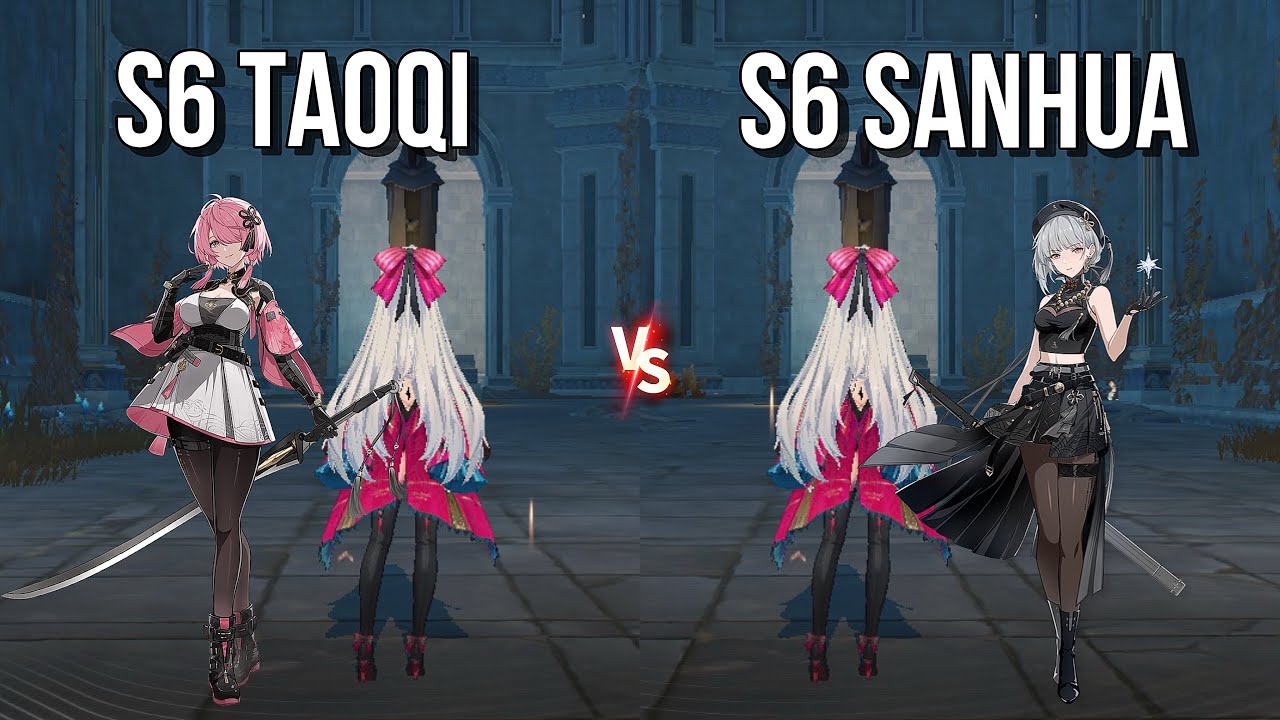Carlotta with S6 Taoqi vs S6 Sanhua!!! Who&rsquo;s The Best 4★ Support Character for Carlotta??? WuWa 2.0