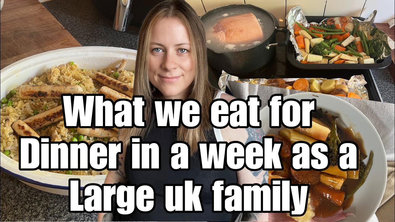 WHAT MEALS WE EAT FOR DINNER|5 AFFORDABLE BUDGET FRIENDLY HOME COOKED,EASY DISHES|LARGE UK FAMILY