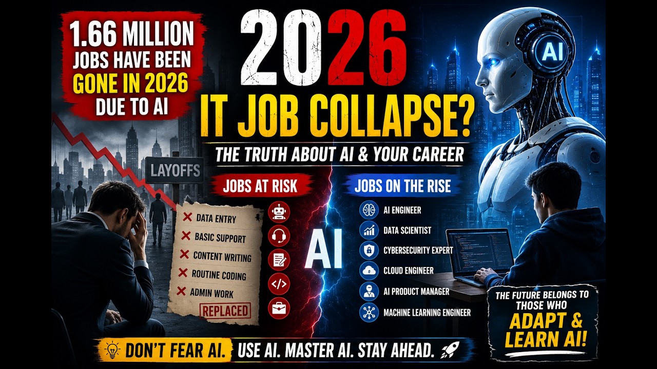 2026 IT Job Collapse? 🤯 Will AI Replace Software Engineers & Developers? | The Truth!