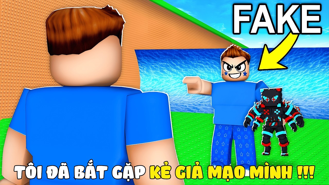 Tôi Đã Bắt Gặp Kẻ Giả Mạo Mình Trong Roblox Escape Tsunami For Brainrots! CDNBoloc...