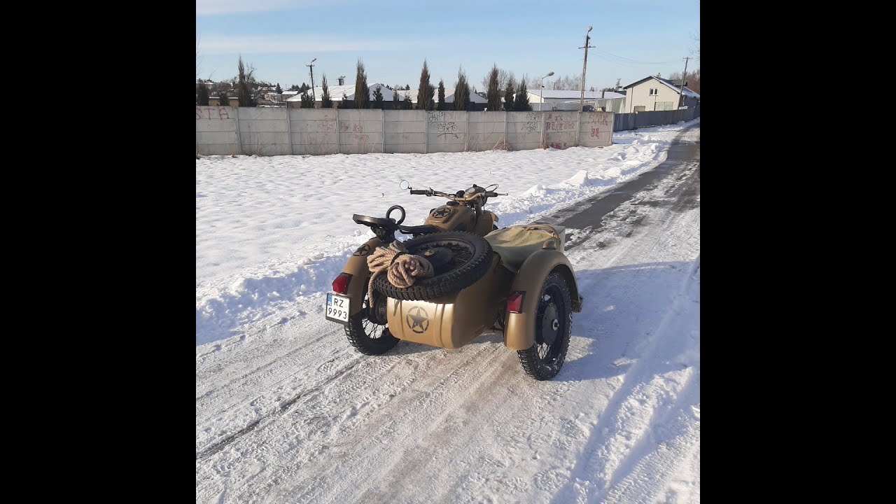 Old Soviet motorcycle Full Restoration k 750 1964r