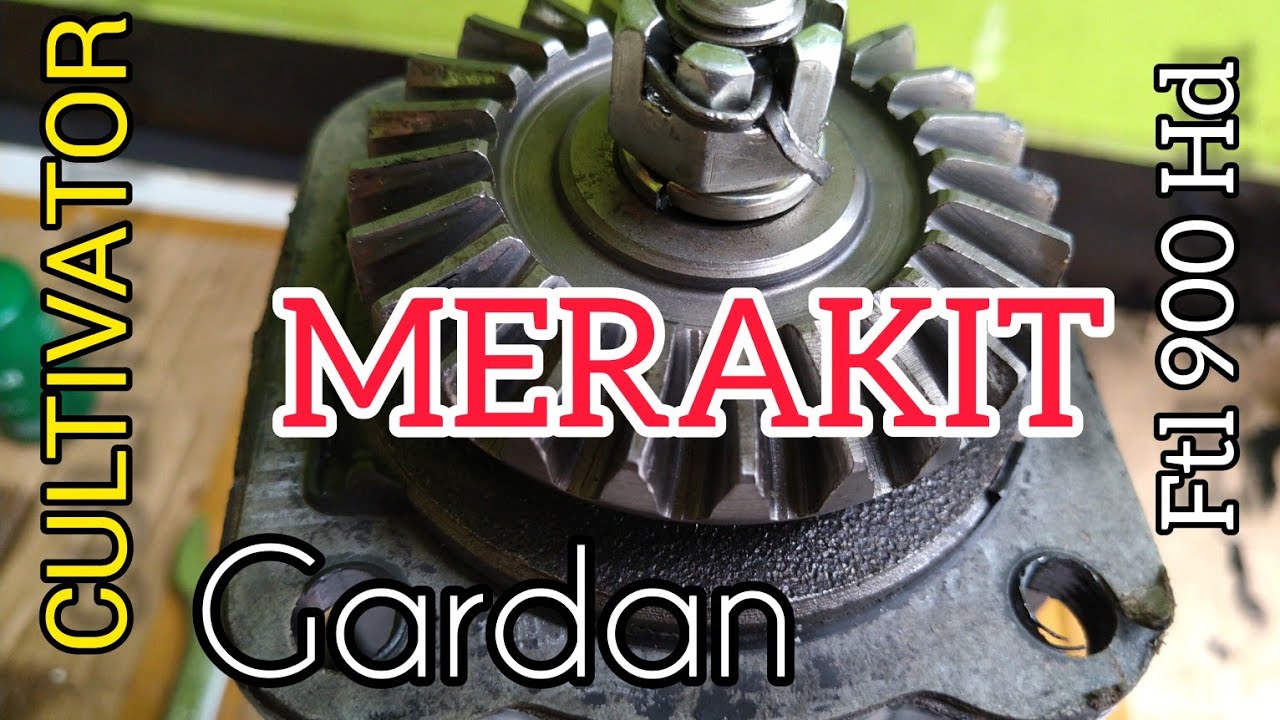 MERAKIT gardan Cultivator Firman Ftl 900 Hd