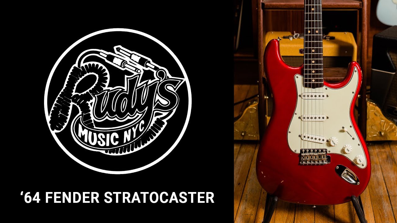 1964 Fender Strat (Candy Apple Red) Demo - Rudy's Music Shop