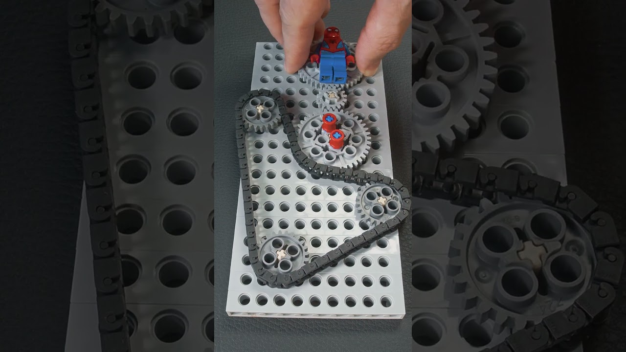 Chain Gear Train - Lego Technic  #lego #legotechnic