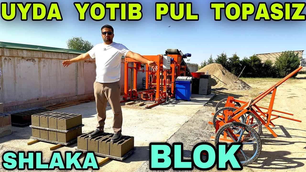 Shlaka Blok Aparati Narxlari Buxoro Янги Бизнес Шлака Блок Апарати Ва Яхшигина Даромад Узбекистонга