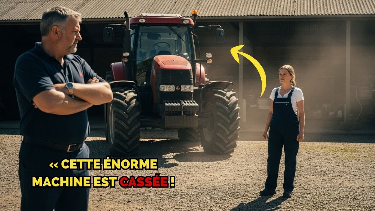 « CETTE ÉNORME MACHINE EST CASSÉE ! » CRIE LE MILLIONNAIRE… MAIS LE MÉCANICIEN PARVIENT À LA RÉPARER