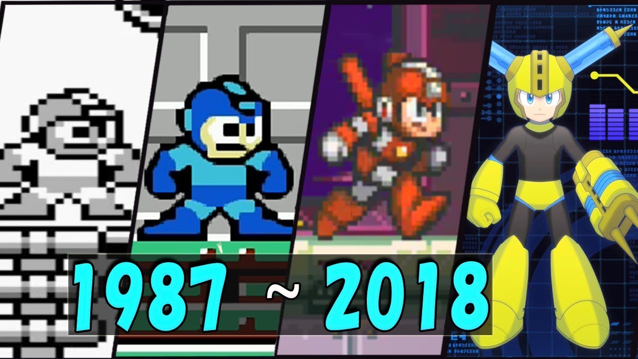 ロックマン 進化の歴史 【1987-2018】 | Evolution of Rockman