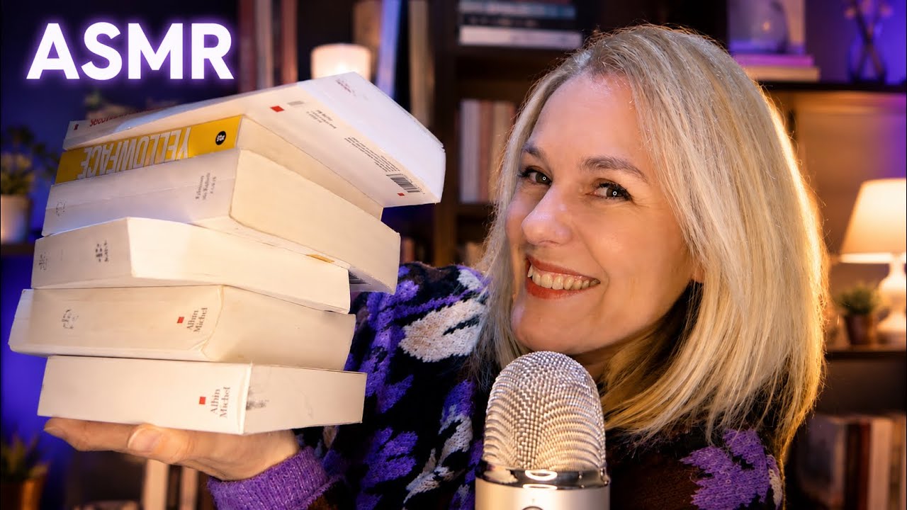 ASMR FR 📚 Mon incroyable PAL (Pile de livres à lire). Tu vas halluciner !!!