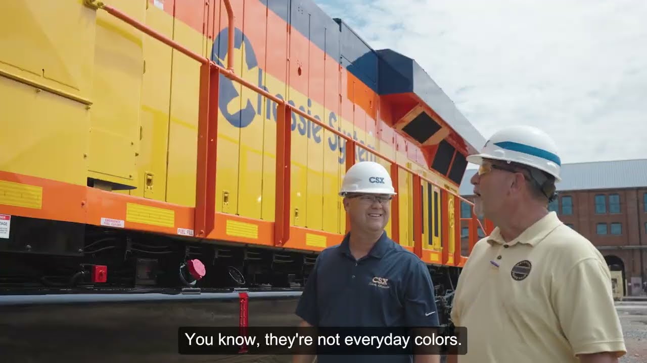 CSX Heritage: Locomotive 1973 Honoring the Chessie System