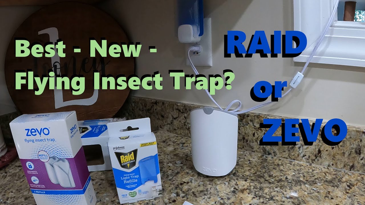 Zevo vs Raid Fruit Flies and Flying Insects Trap
