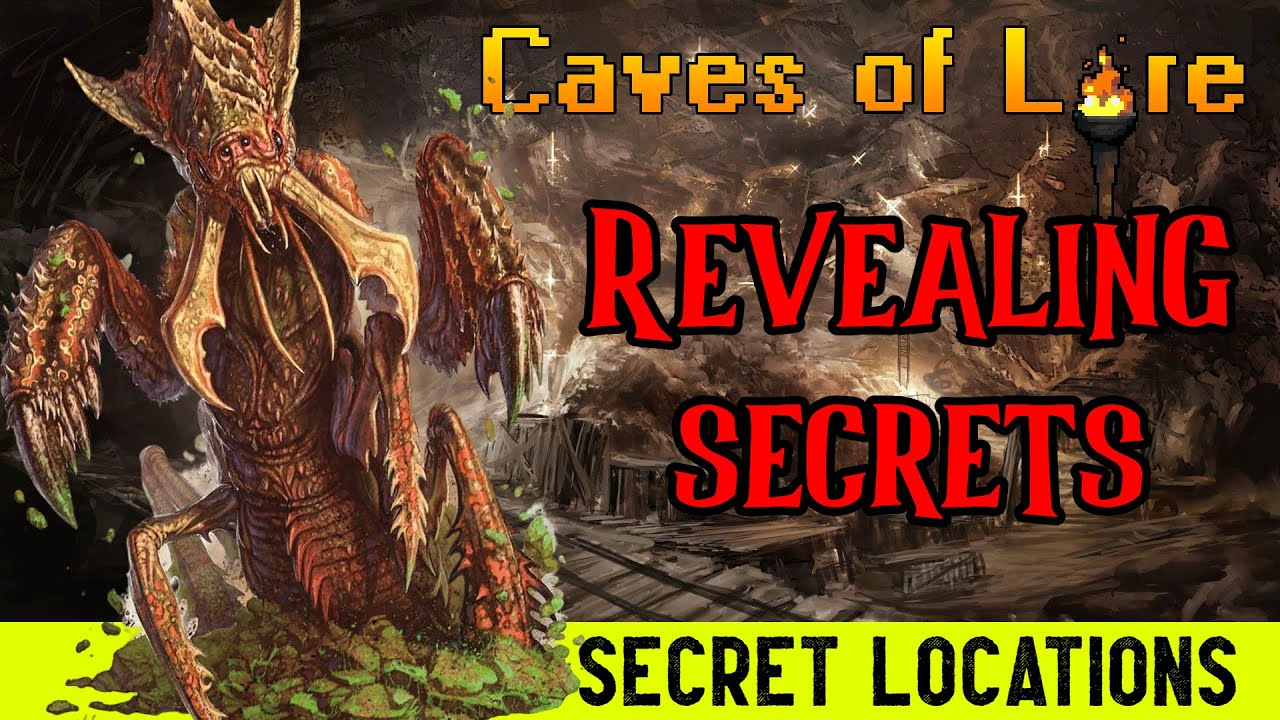 All Secrets of Emerisk Town, Windy Depths, Manatite Mine and The Forgotten Athenaeum - Caves of Lore