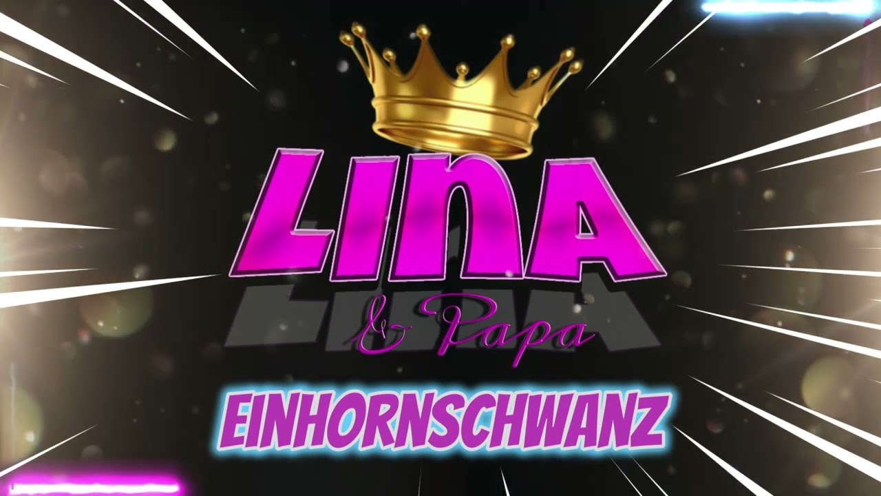 Lina & Papa   Einhornschwanz
