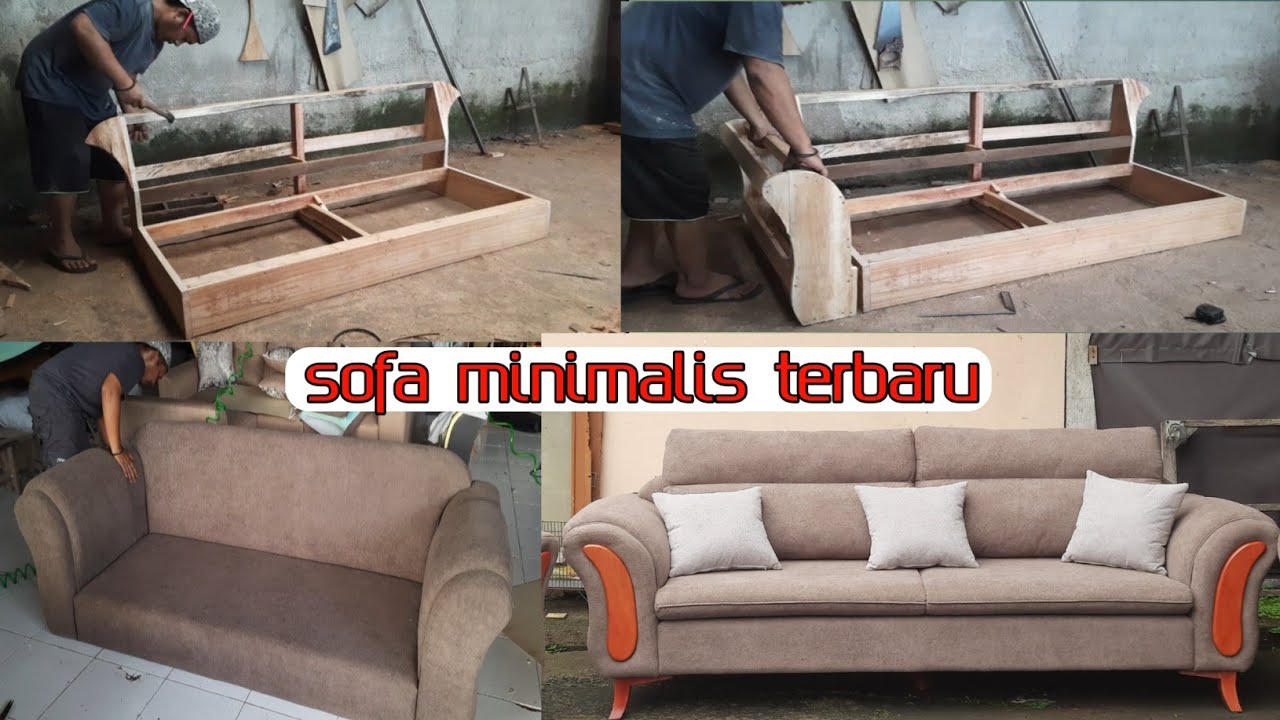 Cara Membuat sofa terbaru / sofa 3 dudukan minimalis