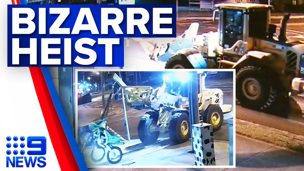 Stolen tractor used on rampage across Ipswich | 9 News Australia