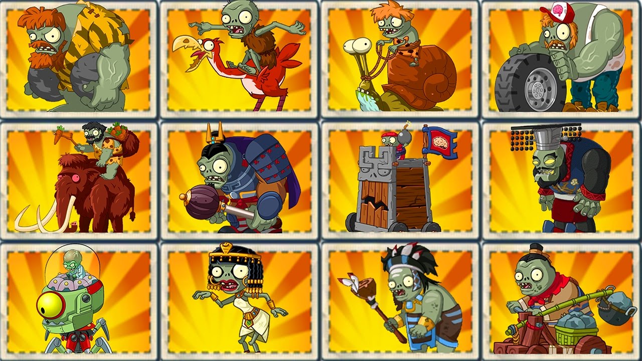 All Zomboss Fight! in Plants vs. Zombies 2 ONLINE