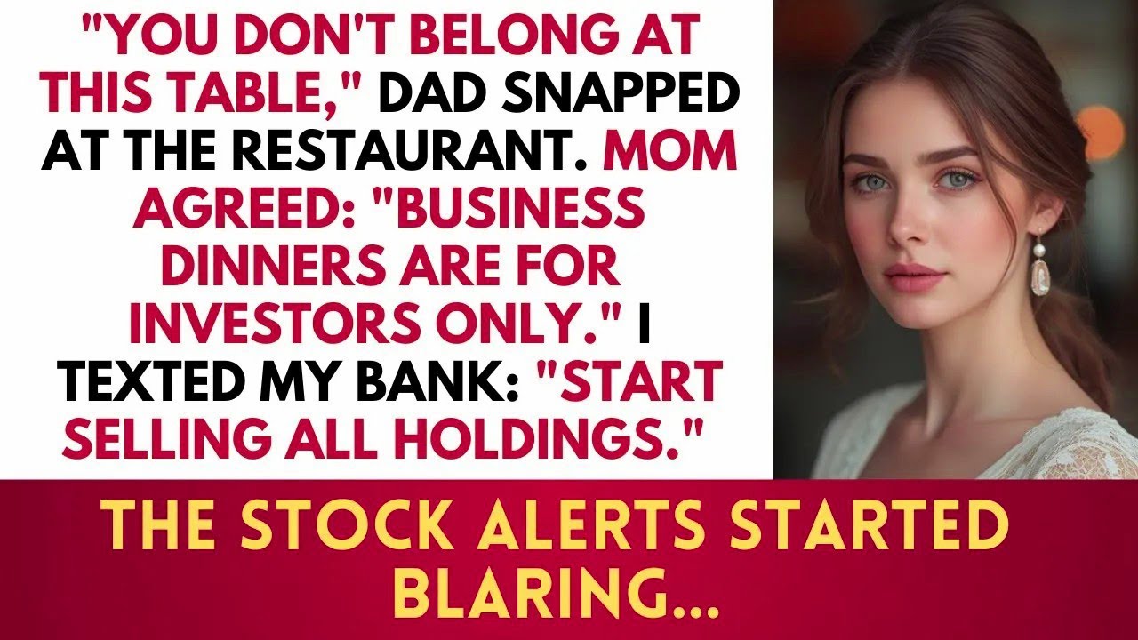 Parents Banned Me From Family Business Dinner   They Forgot To Check Their Major Shareholders